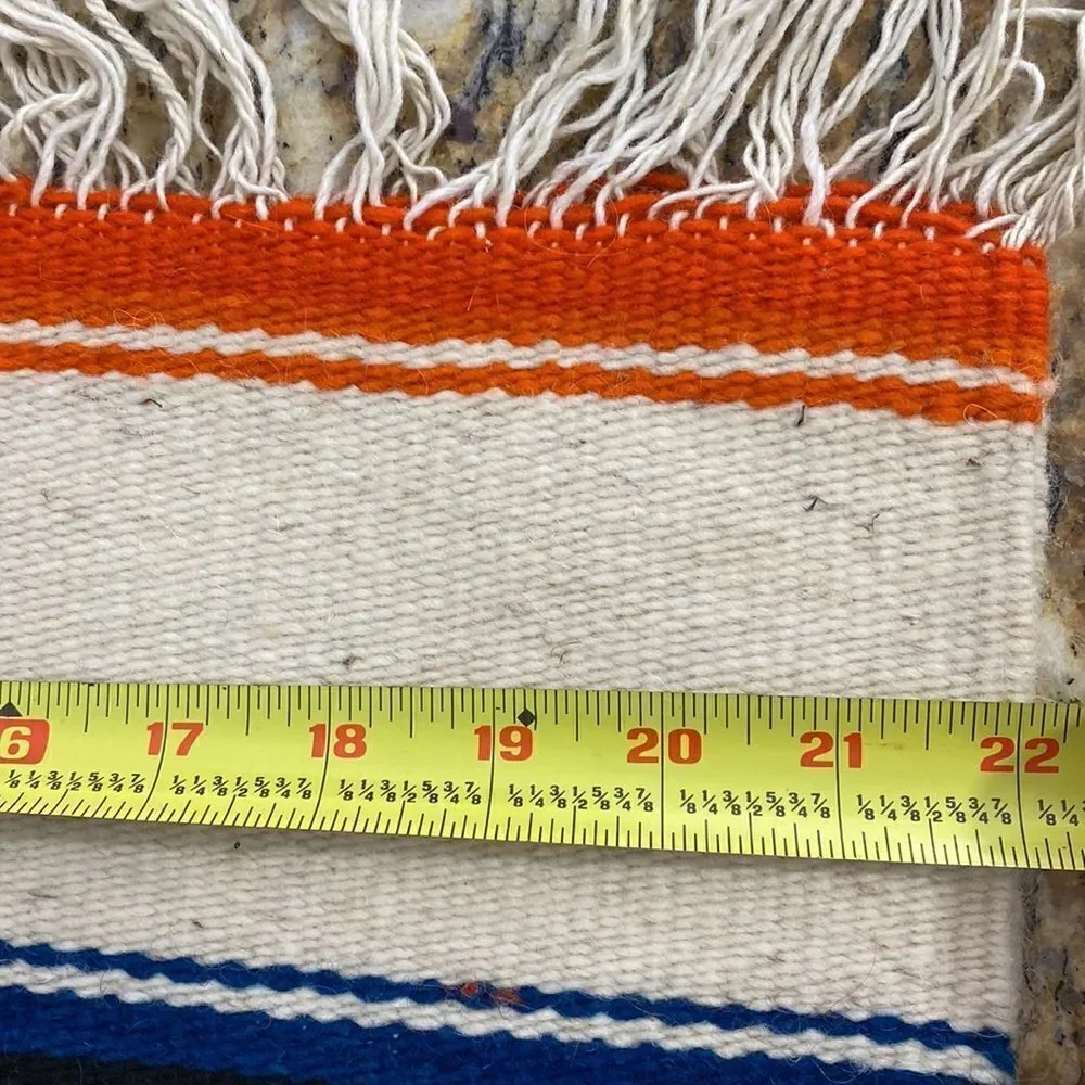 Donkey Print Rug With Fringe